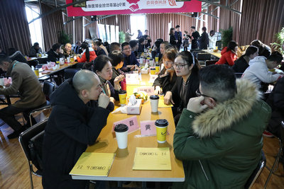 茶桔便奶茶加盟展会现场